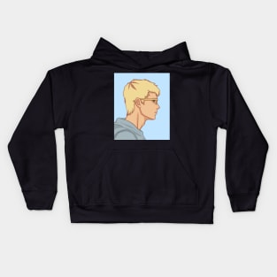 Jason Grace - Side Profile Kids Hoodie